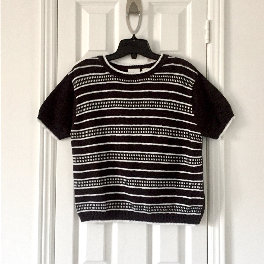 Villager/Liz Claiborne Short Sleeve Pullover l New